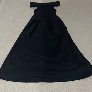 Elegant Black Off-Shoulder Dress